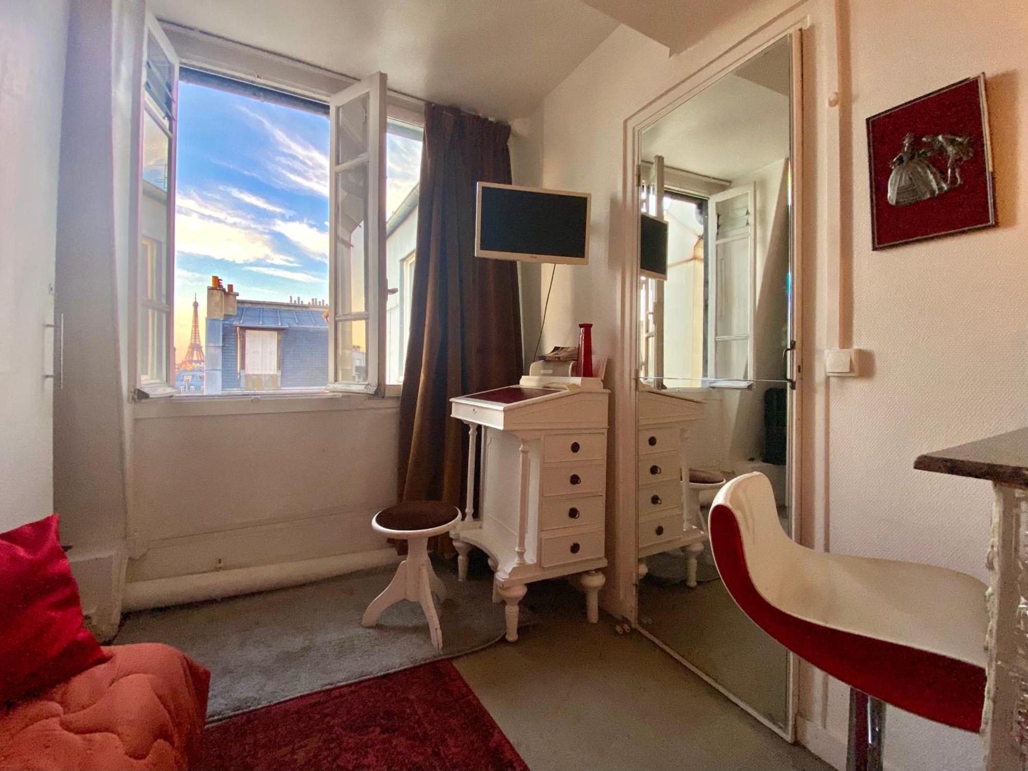 Studio Chic Paris Tour Eiffel Near Eiffel Tower 7Th Floor Buitenkant foto
